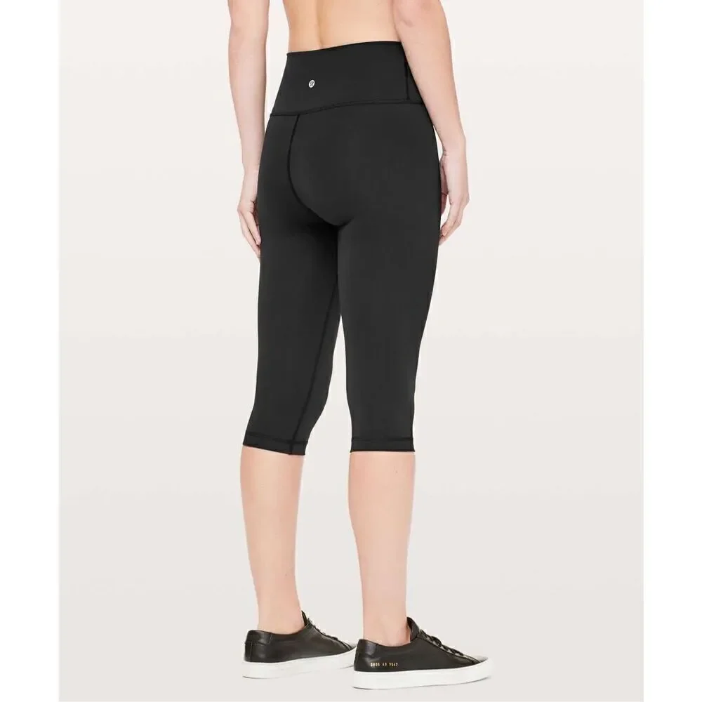 Womens Lululemon Wunder Under Hi-Rise 1/2 Tight